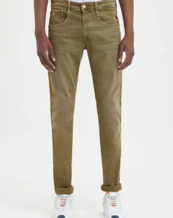 Pantalon Slim bull denim kaki-Replay Hot