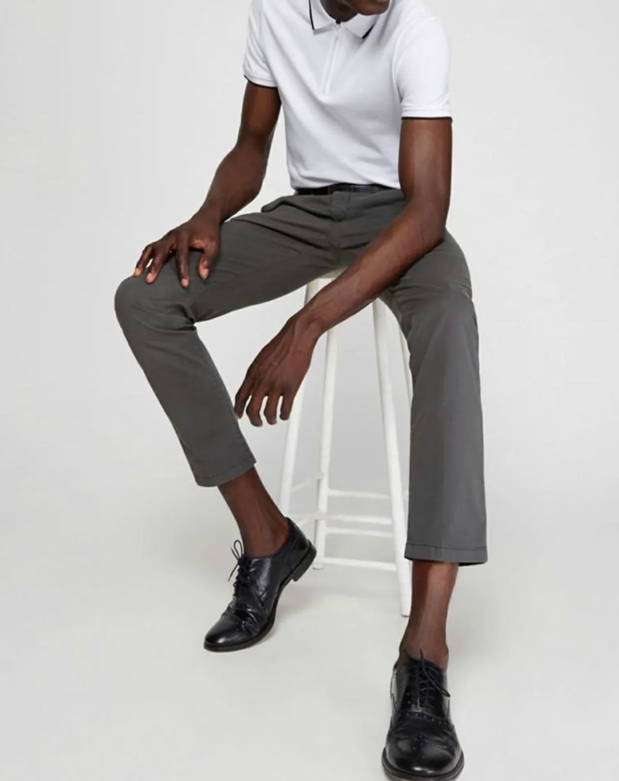 Homme Marc O'Polo Pantalons^Pantalon slim chino Malmo gris foncé