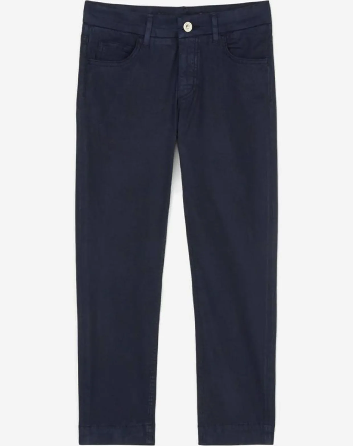 Pantalon slim crop Lulea bleu marine-Marc O'Polo Outlet