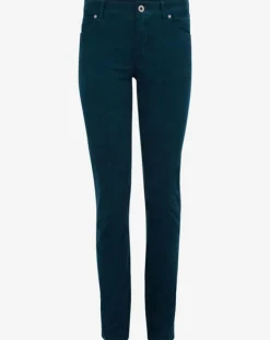 Pantalon slim en Velours fin Alby vert foncé-Marc O'Polo Discount