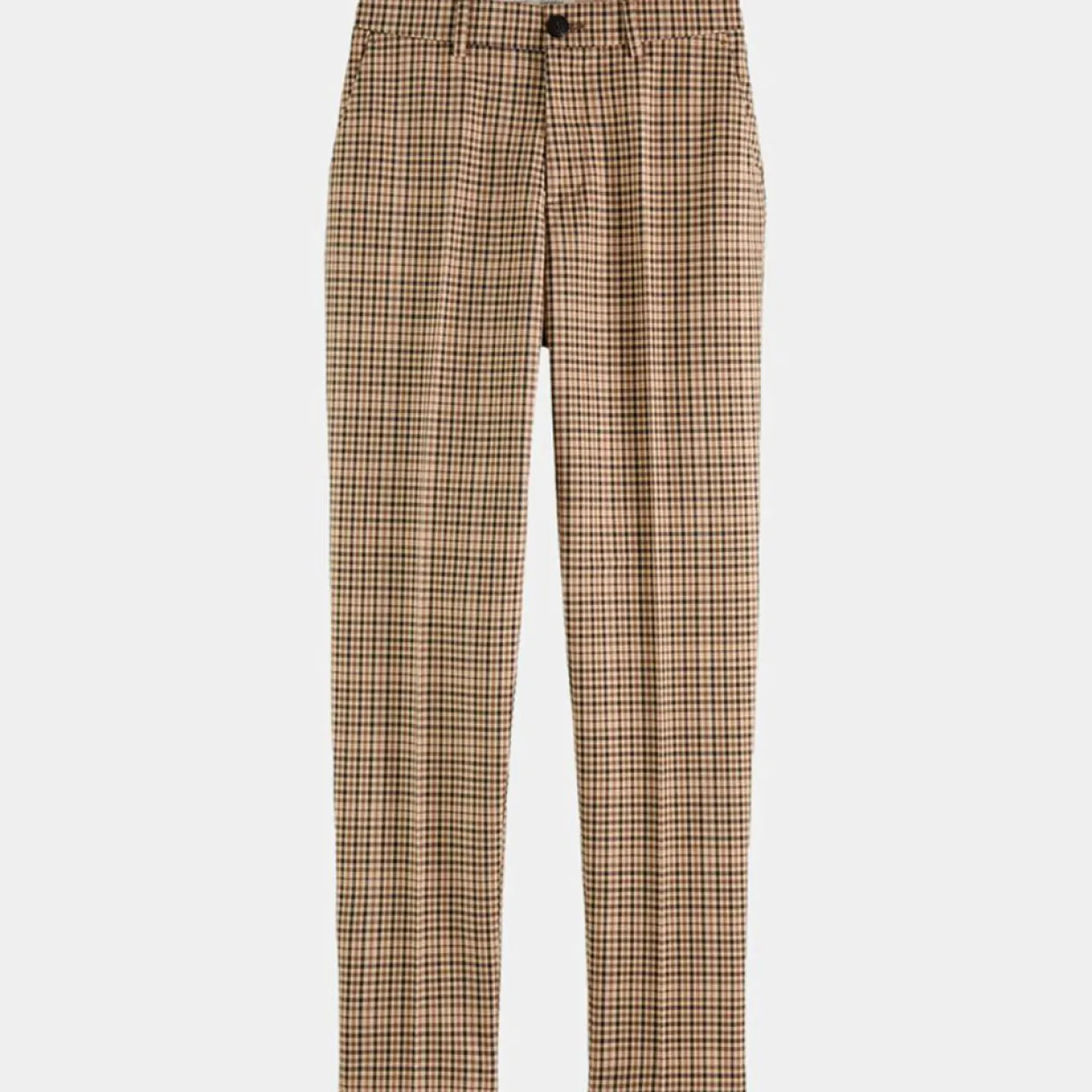 Femme Scotch & Soda Pantalons^Pantalon Slim Fit à carreaux beige/marron