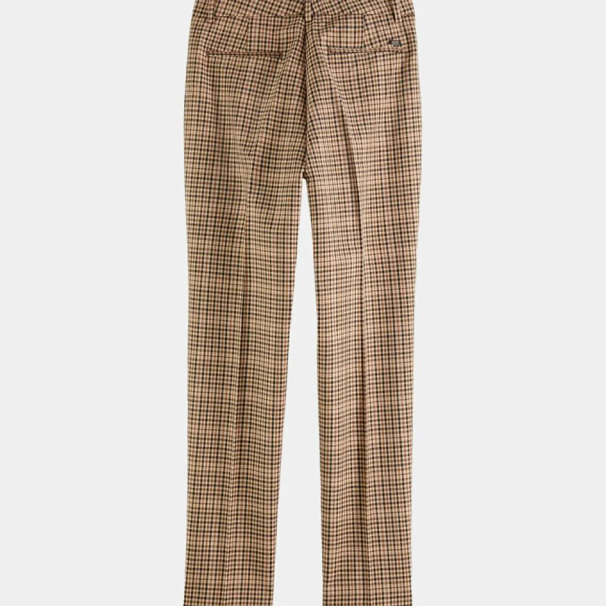 Femme Scotch & Soda Pantalons^Pantalon Slim Fit à carreaux beige/marron