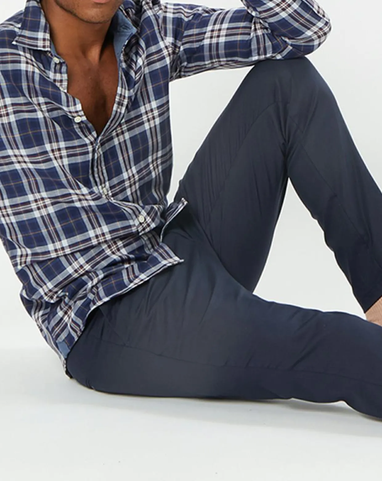 Pantalon Slim Fit City Jog bleu marine-Hackett London New