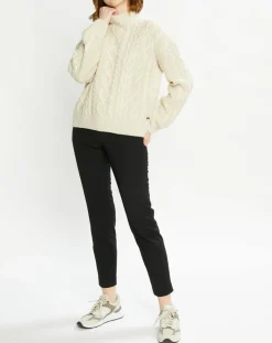 Femme Scotch & Soda Pantalons^Pantalon Slim Fit fluide noir