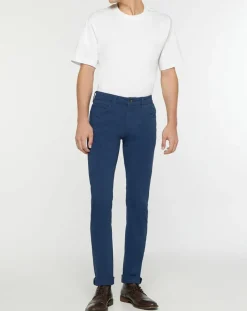 Pantalon slim Kuflex Flex bleu-Galeries Lafayette Outlet