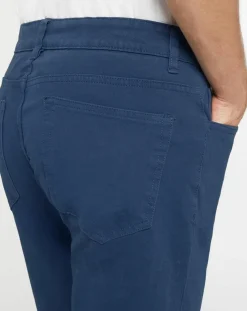 Pantalon slim Kuflex Flex bleu-Galeries Lafayette Outlet