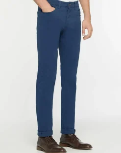 Pantalon slim Kuflex Flex bleu-Galeries Lafayette Outlet