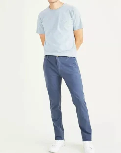 Pantalon Smart 360 Flex Alpha Khaki Skinny bleu moyen-Dockers Online