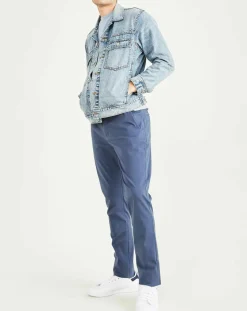 Pantalon Smart 360 Flex Alpha Khaki Skinny bleu moyen-Dockers Online