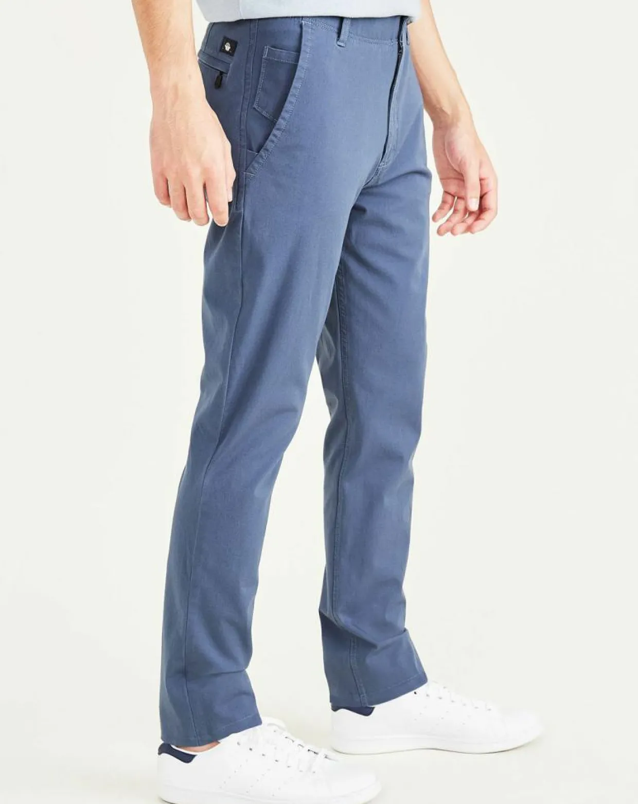 Pantalon Smart 360 Flex Alpha Khaki Skinny bleu moyen-Dockers Online