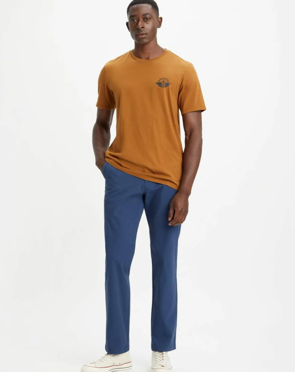 Pantalon Smart 360 Flex Chino Slim bleu moyen-Dockers New