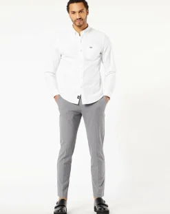 Pantalon Smart 360 Flex Trouser Slim Fit à rayures gris-Dockers Best