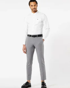 Pantalon Smart 360 Flex Trouser Slim Fit à rayures gris-Dockers Best