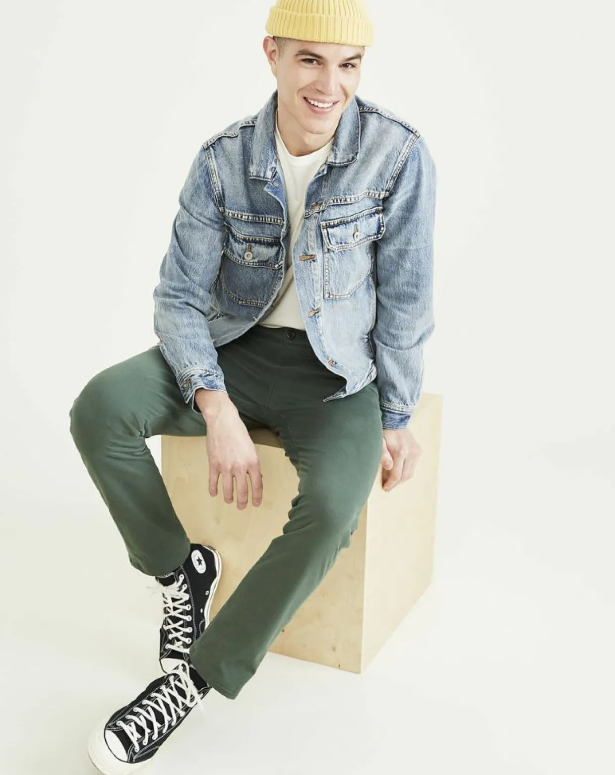 Pantalon Smart Supreme Flex Skinny vert moyen-Dockers Online