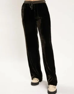 Pantalon Solo café-Lauren Vidal Clearance