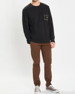 Pantalon Stig tapered marron-Marc O'Polo New