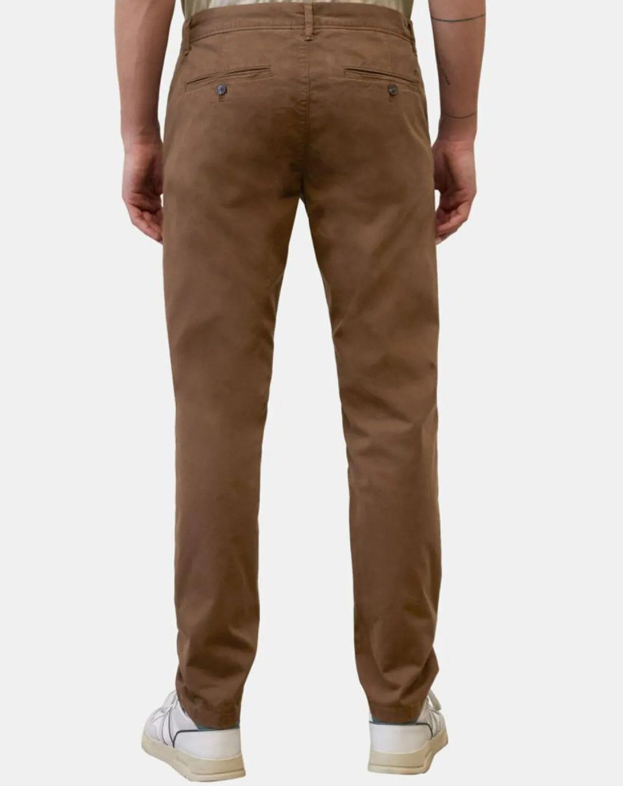 Pantalon Stig tapered marron-Marc O'Polo New