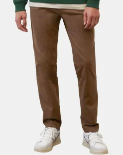 Pantalon Stig tapered marron-Marc O'Polo New