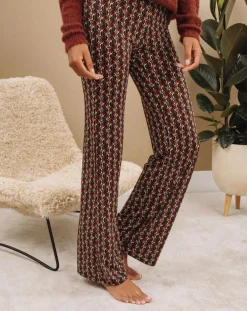 Pantalon Store imprimé forêt-Lauren Vidal Sale