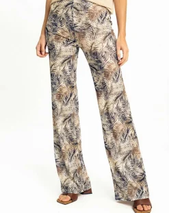 Pantalon Store indigo/beige-Lauren Vidal Online
