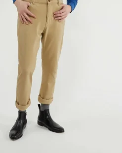 Pantalon Straight Stretch Krandy beige-Quiksilver New