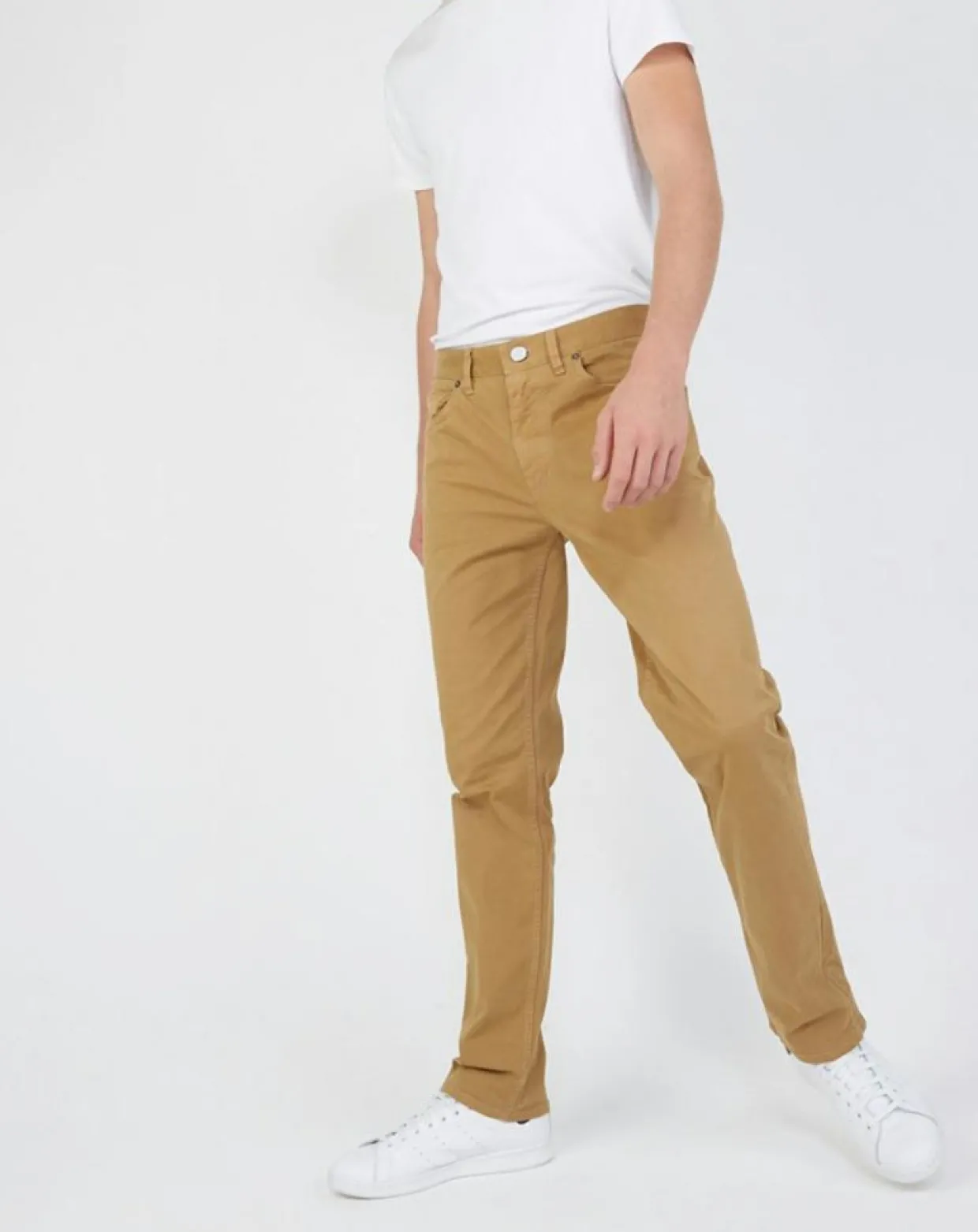 Pantalon stretch droit 5 poches beige-Marc O'Polo Best