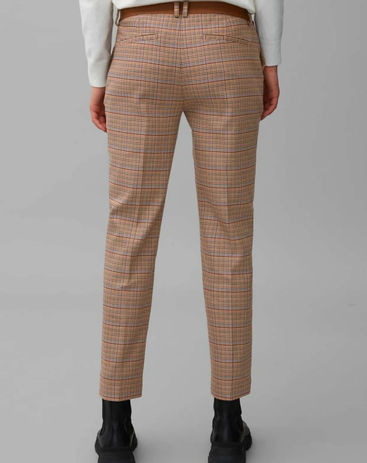 Pantalon Torup tartan marron-Marc O'Polo New