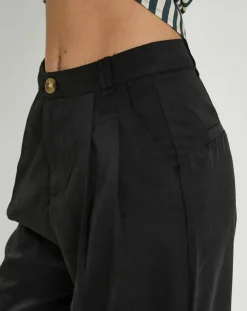 Pantalon Valentine noir-The Korner Sale