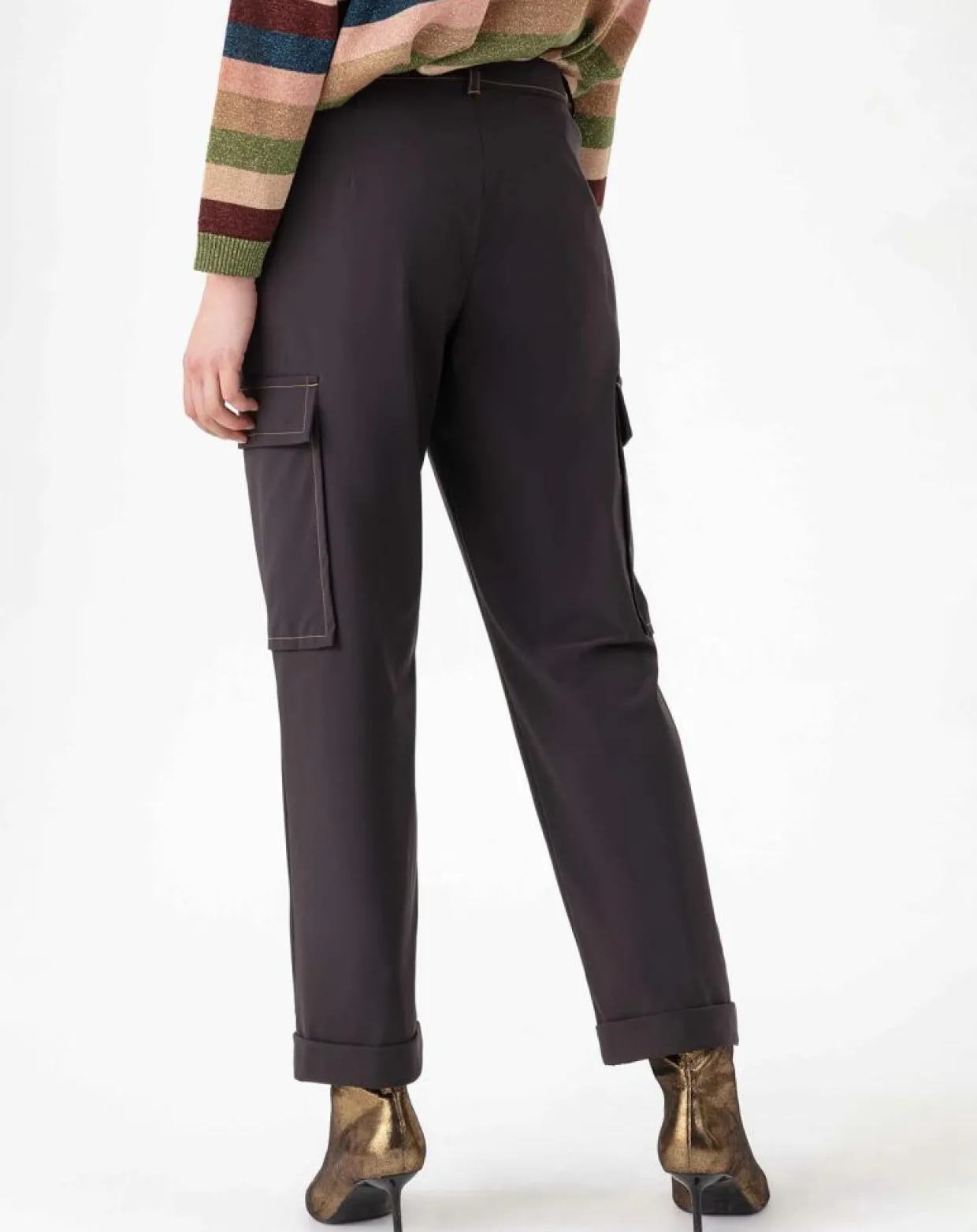Femme Indies Pantalons^Pantalon Victoire choco/beige