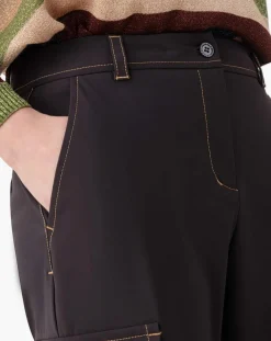 Femme Indies Pantalons^Pantalon Victoire choco/beige