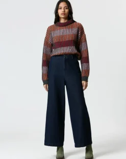 Pantalon Yasmine bleu-The Korner Sale