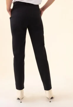 Femme Bleu Blanc Rouge Pantalons^Pantalon+Ceinture Gwen bleu
