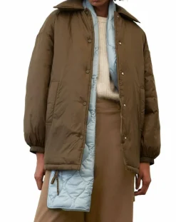 Parka boutons nylon marron-Marc O'Polo Sale