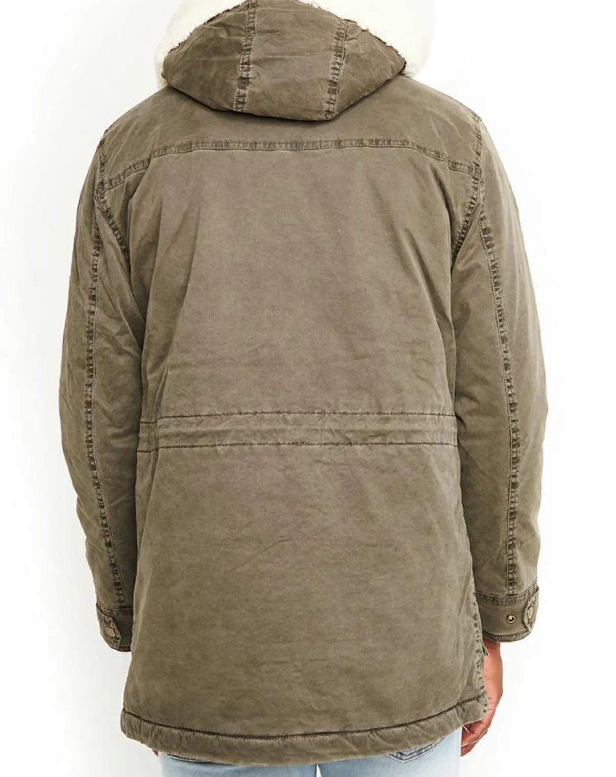 Homme Pepe Jeans Vestes, Blousons^Parka capuche Mitsio kaki