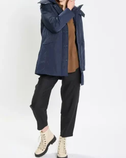 Femme Marc O'Polo Manteaux^Parka courte et cintrée Thermore bleu marine