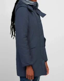 Femme Marc O'Polo Manteaux^Parka courte et cintrée Thermore bleu marine