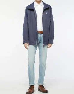 Homme Gant Vestes, Blousons^Parka Courte Midlength Jacket bleue