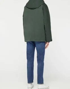 Homme Replay Manteaux^Parka courte Raptor Pocket verte