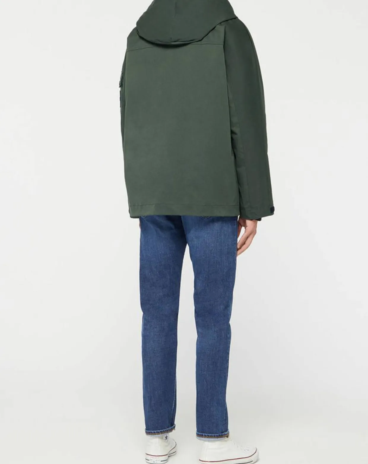 Homme Replay Manteaux^Parka courte Raptor Pocket verte