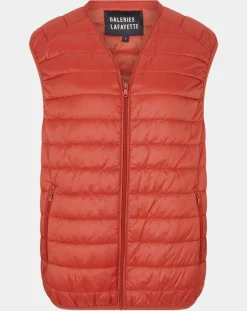 Parka droite Napocket avec doudoune amovible matelassée sans manches rouille-Galeries Lafayette Sale