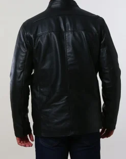 Parka en Cuir Aron noire-Chyston Online