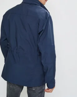 Homme Hackett London Manteaux^Parka en Nylon bleue