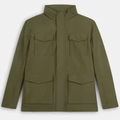 Homme Hackett London Manteaux^Parka en Nylon kaki