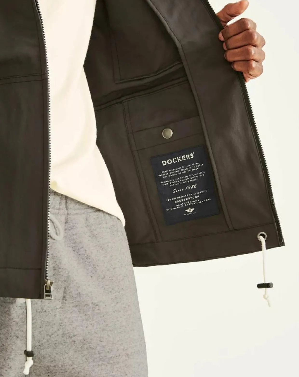 Parka Full Zip kaki-Dockers Best