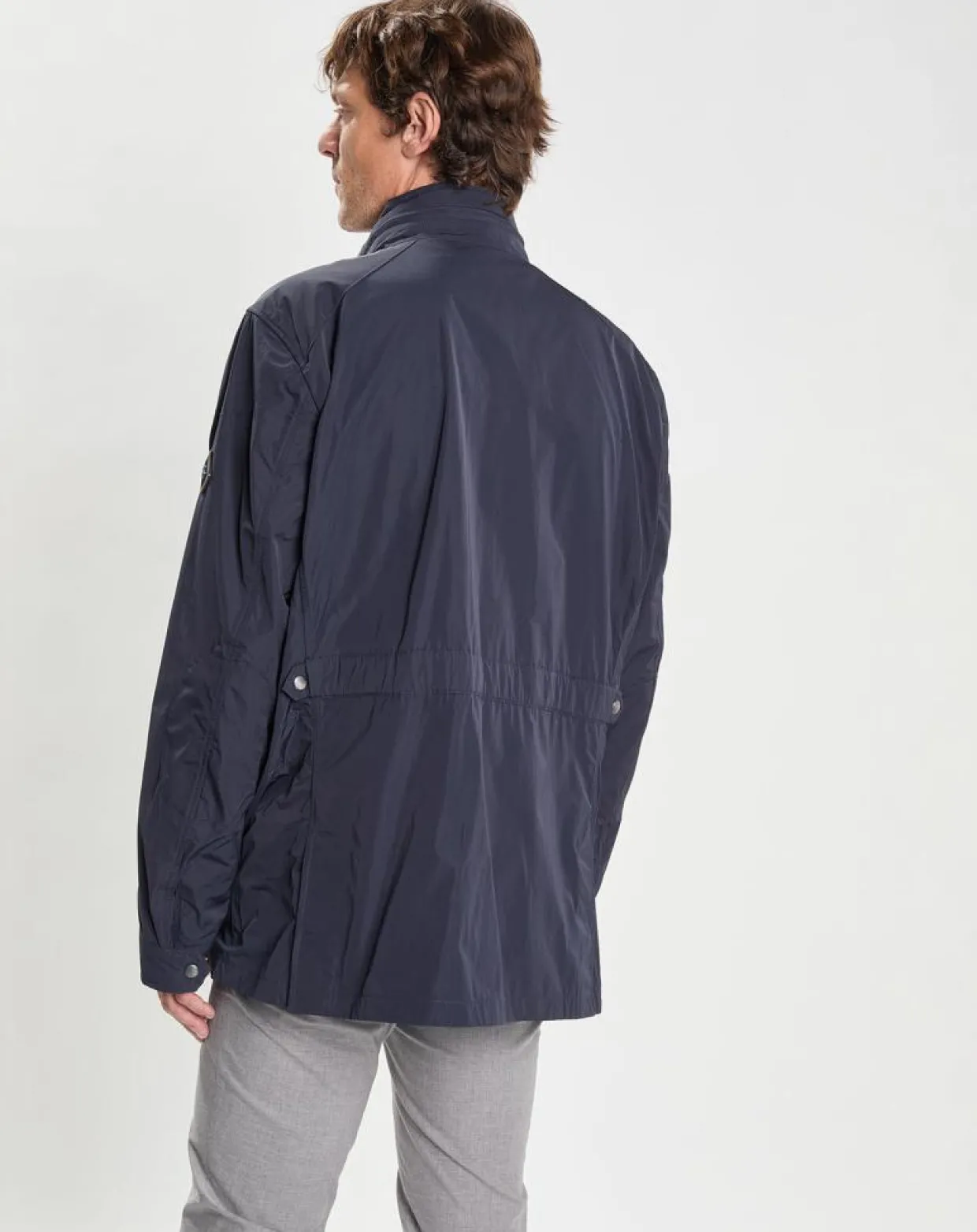 Homme Hackett London Manteaux^Parka imperméable Velo Speed bleu marine