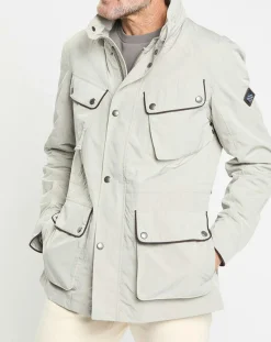 Parka imperméable vélo écrue-Hackett London Clearance