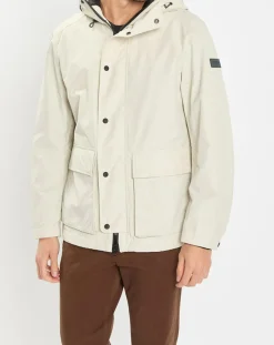Parka Légère à Capuche Mesh écrue-Marc O'Polo Hot