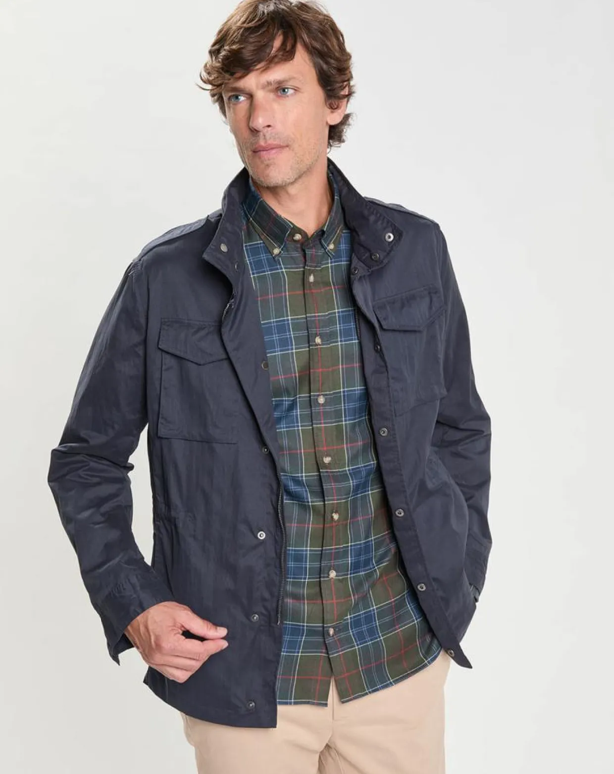 Homme Hackett London Manteaux^Parka légère bleue