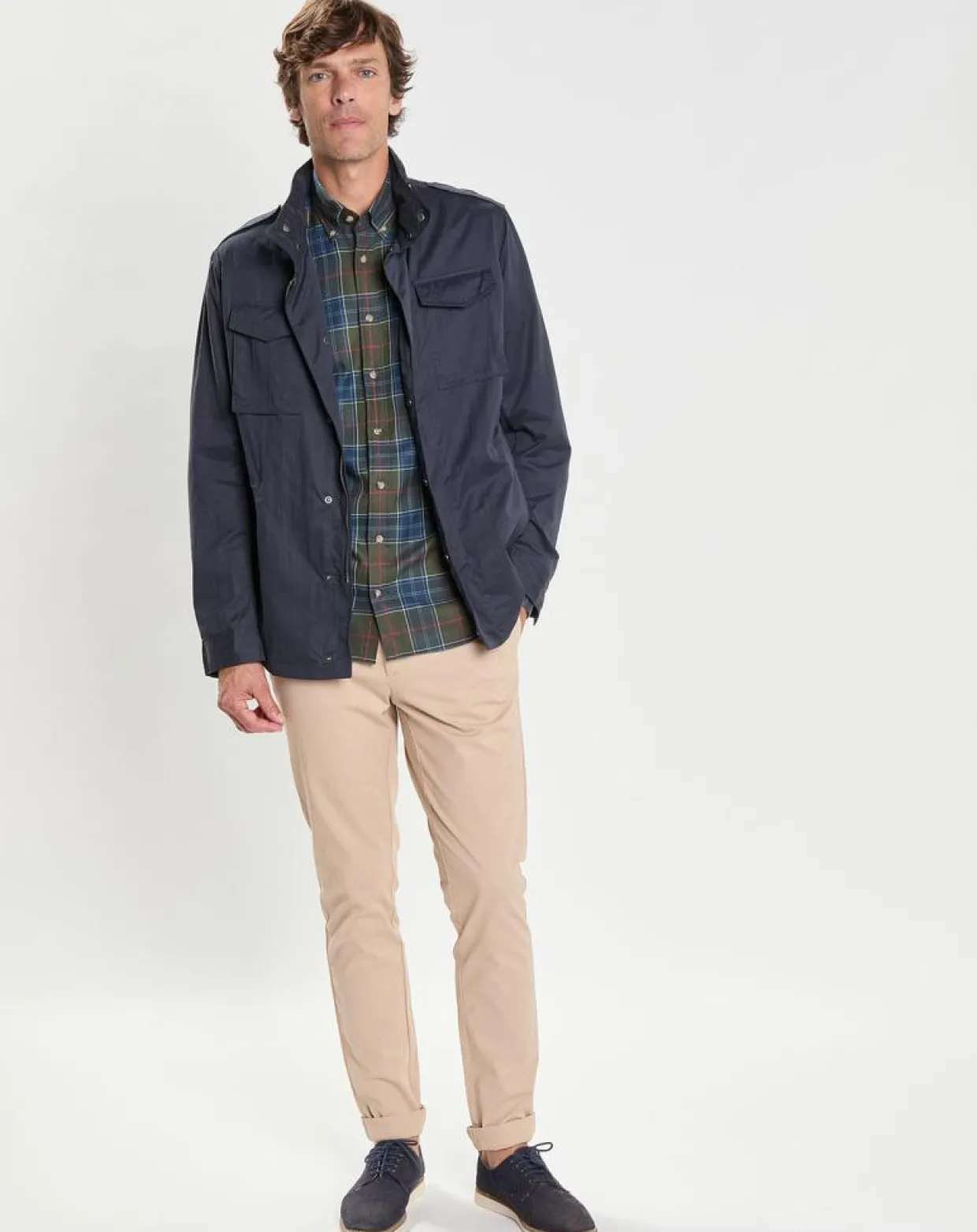 Homme Hackett London Manteaux^Parka légère bleue