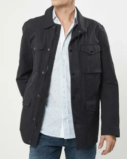 Parka Light bleu marine-Hackett London Hot